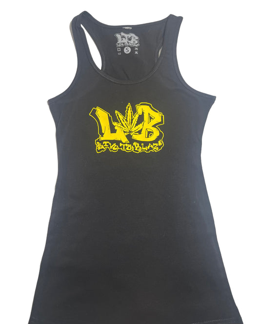 Woman OG LTB Leaf Black & Yellow